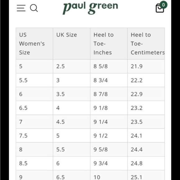 Paul Green metallic brush, gold shimmer, leather, block sandals - Picture 9 of 9